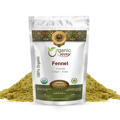 #ad Organic Way Fennel Seed Powder Organic Kosher amp; USDA Certified 1LBS 16Oz $14.99