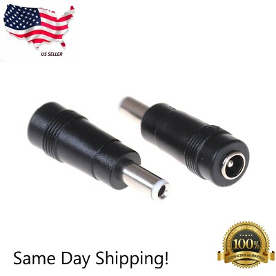 5.5x2.1mm Female to 5.5x2.5mm Male DC Power Plug Connector Adapter QP US Seller $2.85