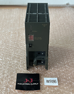 #ad PREOWNED SIEMENS SIMATIC S7 POWER SUPPLY 6ES7307 1BA00 0AA0 FAST SHIPPED🇺🇸 $50.00