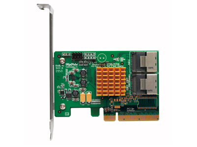 #ad HighPoint ROCKETRAID 2720SGL 8xPort RAID PCI Express High baffle Controller Card $95.00