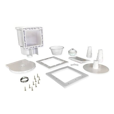 #ad JED Pool Tools 45 400 Thru The Wall Skimmer amp; Complete Accessory Kit White $23.51