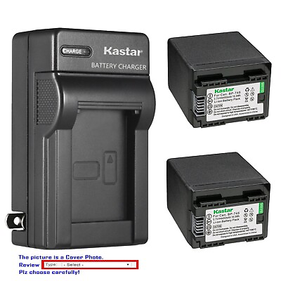 #ad Kastar BP 745 Battery AC Wall Charger for Canon VIXIA HF R600 HFR600 Camera $86.49