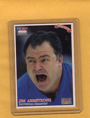#ad 1993 Ice Hot International Curling Card #27 Jim Armstrong British Columbia C $3.50