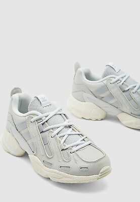 #ad new adidas Original EQT GAZELLE Athletic Running Shoes men#x27;s 9 or 10 gray white $69.90