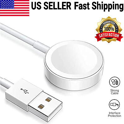 #ad New Magnetic USB Charging Cable Charger For Apple iWatch Series 1 2 3 4 5 6 7 SE $5.85