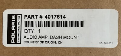 #ad Polaris Dash Mount Audio Amp by Rockford Fosgate 4017614 New $325.00