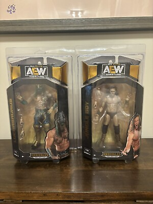 #ad Jungle Boy Luchasaurus AEW Unrivaled Series 5 Jazwares With Figure Protectors $44.99