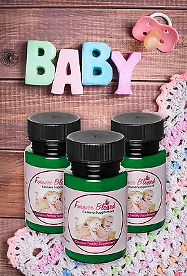 #ad 3 Organic Cassava Root Fertility Pills Vitamin Supplement for Twins $47.99