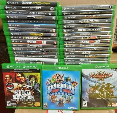 #ad XBOX ONE AND XBOX SERIES X GAMES PICK AND CHOOSE LOT CLEAN AND TESTED $13.99