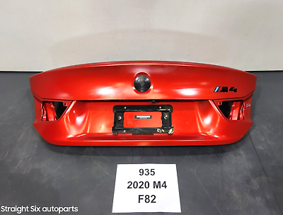 #ad ✅15 20 OEM BMW F82 M4 Coupe Rear Trunk Lid Panel Deck Shell Red w Camera 19k mi $461.23