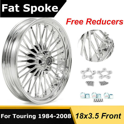 #ad 18x3.5 Fat Spoke Front Wheel for Harley Touring Electra Glide Road King 1984 08 $332.49