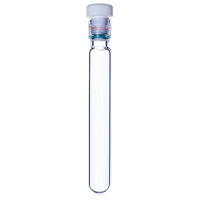 #ad 55ml Glass High Pressure Bottle28*150 Heavy Wall Tube With #15 PTFE Thred $40.99