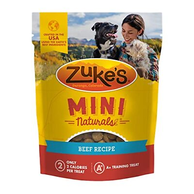 #ad Zuke’s Mini Naturals Soft Dog Treats for Training Soft 6.00 Ounce Pack of 1 $15.18