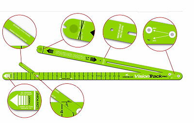 Swing Training Aids Medicus Golf trainer Alignment VisionTrack Green $49.00