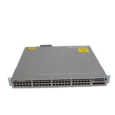 #ad Cisco Catalyst 3850 48 PoE Gigabit Switch WS C3850 48 F E w C3850 NM 4 1G $112.49