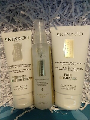 #ad Lot: SKIN amp; CO TRUFFLE THERAPY Whipped Cleansing Cream Face Gommage Radiant Dew $19.99