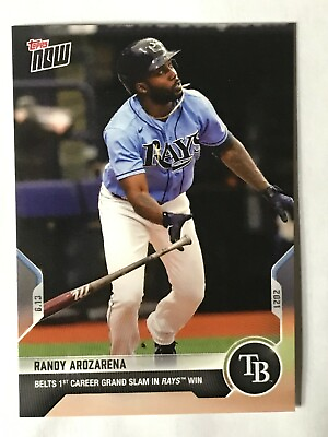 #ad Randy Arozarena 2021 Topps NOW #352 1st Career Grand Slam in hand ships MINT $2.99
