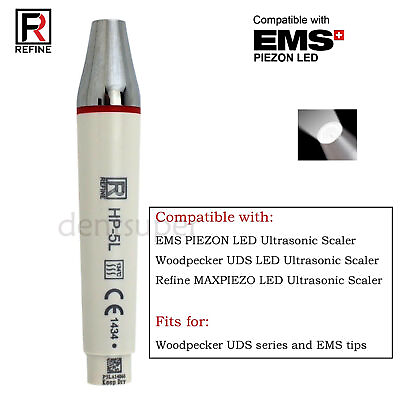 #ad Refine Dental HP 5L Ultrasonic Scaler LED Handpiece fit EMS PIEZON Woodpecker $75.99