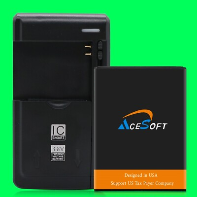 #ad High Power Standard AceSoft 2350mAh Battery UPGRADE USB Charger F ZTE MF64 Z64 $33.76