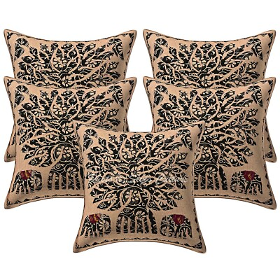 #ad New Home Decor Applique 16 x 16 in Pillow Cover Case Handwoven Cushion Room $31.84