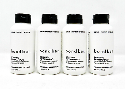 #ad Bondbar Bonding Pre Shampoo Repair Treatment Damaged Hair 4 oz 118 mL Set of 4 $43.70