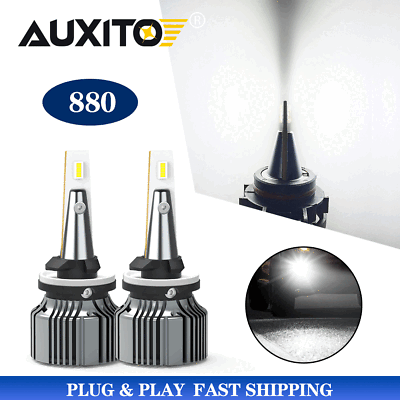 #ad 2x 880 LED Fog Light Bulb DRL 6000K Xenon White High Power 890 892 893 I9 Series $20.99