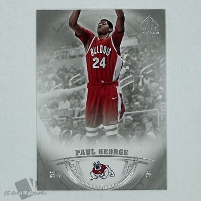 #ad 2013 14 SP Authentic PAUL GEORGE #18 Fresno State Bulldogs Clippers $1.99
