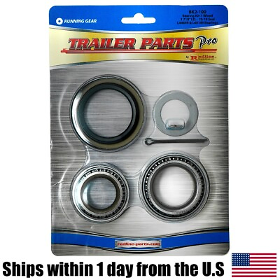 #ad Redneck Trailers BK2 100 Bearing Kit for #84 Spindle 3.5K Axle $31.99