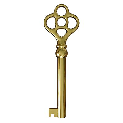 #ad KY 3 Hollow Barrel Replacement Skeleton Key Pack of 1 Brass $19.35