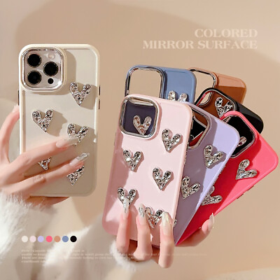 #ad For iPhone 14 Pro Max 13 12 11 X XS Cute Love Shockproof Girls Phone Case Cover $9.83