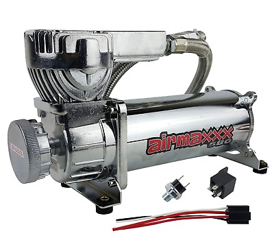 #ad Chrome 580 Air Compressor 200 psi Off Pressure Switch Relay For Bag Suspension $189.99