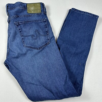 #ad Adriano Goldschmied Pants Mens 36 Blue DYLAN Slim Skinny Denim Jeans Medium Wash $28.19