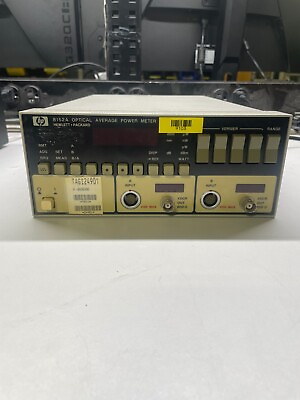 #ad HP Agilent 8152A Optical Average Power Meter *14 DAY WARRANTY* $50.00