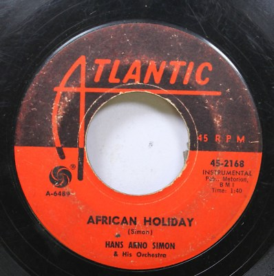 #ad Hear Jazz Ramp;B 45 Hans Arno Simon African Holiday Blue Rider On Atlantic $15.00
