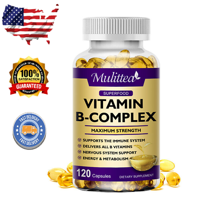 #ad Vitamin B Complex Supplement Super B Vitamin Immune Boost Metabolism Energy $13.99