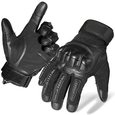 #ad Tactical Cycling Touch Screen Gloves Men Army Shooting Work Full Finger Mittens $15.98