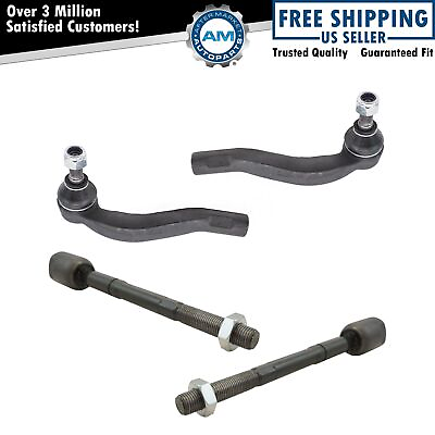 #ad Front Inner amp; Outer Tie Rod End Set of 4 for 95 00 Lexus LS400 Brand New $60.36