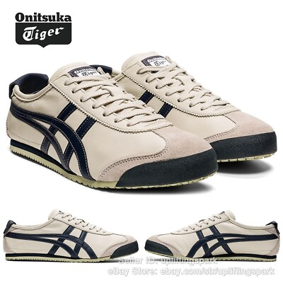 #ad Retro Onitsuka Tiger Mexico 66 Birch Peacoat 1183C102 200 Unisex Sneakers Shoes $85.74