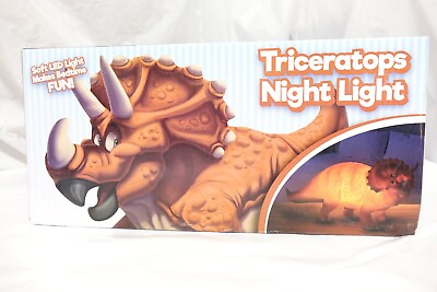 #ad Dinosaur Children#x27;s Night Light and Bedroom Decoration Soft LED Triceratops $28.00