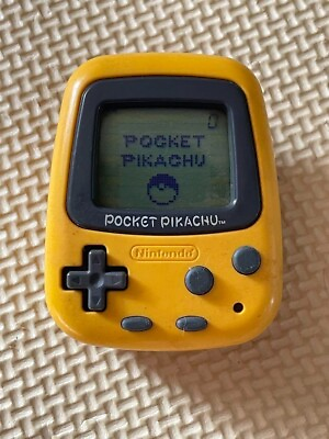 #ad Nintendo Pocket Pikachu 1998 Pokemon Pedometer Virtual pet Tested Japan Used $36.00