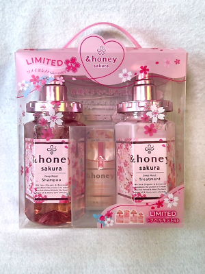 #ad amp; Honey Deep Moist Sakura 2024 Limited Pair Set Shampoo　Treatment 15.5oz 440ml $51.99