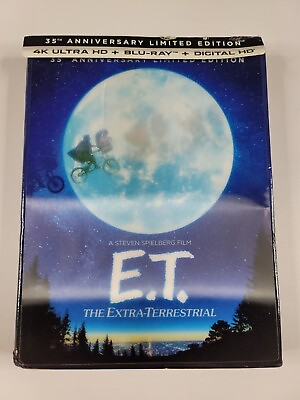 #ad E.T. The Extra Terrestrial 35th Anniversary 4K UHD Blu ray Digital 2017 *Read⤵ $14.99
