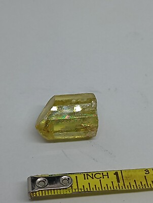 #ad 🔥 GOLDEN APATITE 5.8GR MEXICO MINERAL CRYSTAL JEWELRY CAB FACET $11.00
