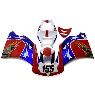 #ad ABS Fairings Kit for Ducati 996 748 Biposto 1996 2002 98 00 Bodywork Blue Red $415.95