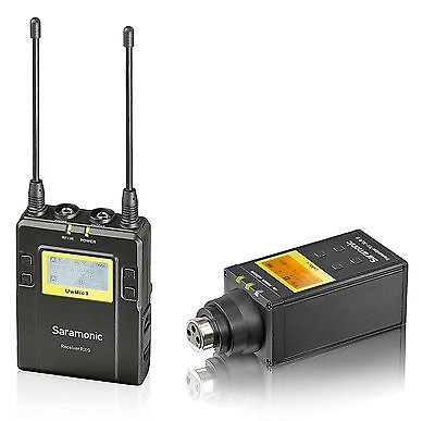 Saramonic UWMIC9 UHF Wireless Plug in XLR Microphone System Transmitter Receiver $298.00