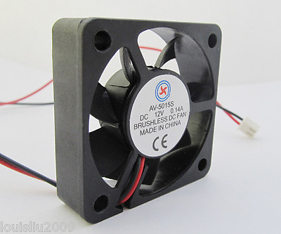 #ad 1pc Brushless DC Cooling Fan 24V 50mm x 50mm x 15mm 5015 2 pin NEW $3.74