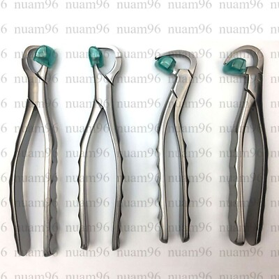 #ad Dental Extraction Physics Forceps Standard Series Set of 4 Pcs Free 40 Sillicons $129.95