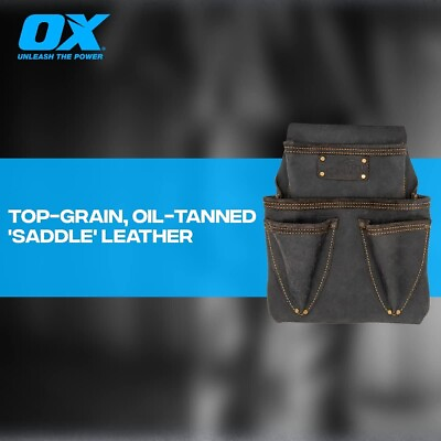 #ad Tool amp; Fastener Pockets ​Built with High Quality Oil Tanned Leather. $39.00