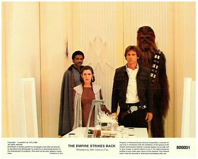 #ad The Empire Strikes Back original 8x10 lobby card Ford Fisher Williams Chewbacca $49.99