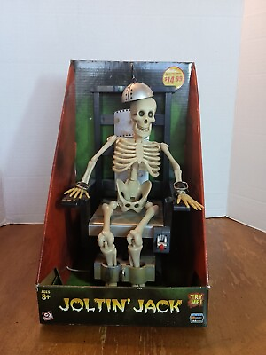#ad Joltin Jack Electric Chair Animated Skeleton Halloween Gemmy 2007 WORKS $34.87